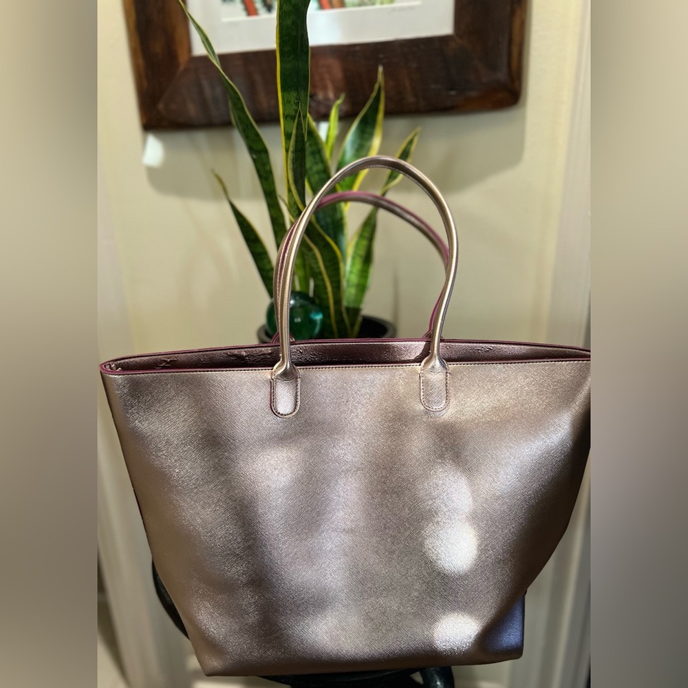 Elegant Metallic Tote Bag